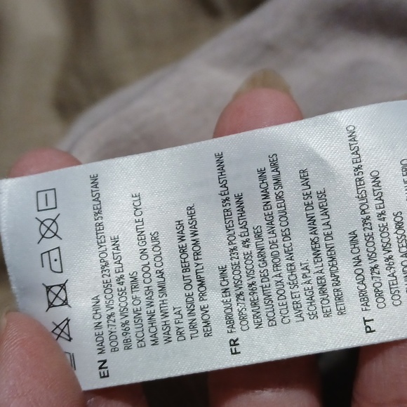 Varley Modena Longline Light Tan Cream Cowl Sweater Women's Size Small Boho - Picture 8 of 10